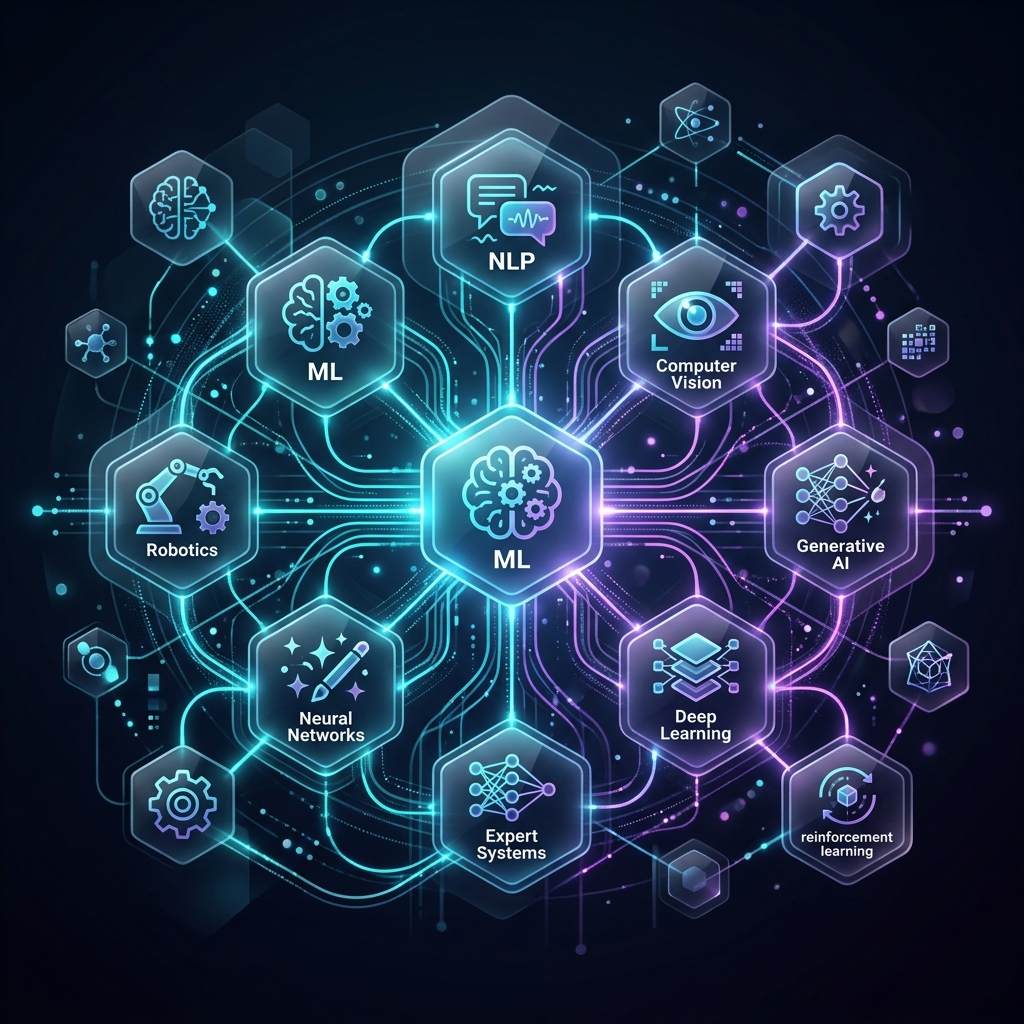 Types of AI Agents Diagram
